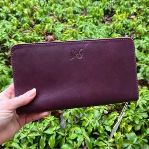 NWT Sseko Brambleberry Zipper Wallet